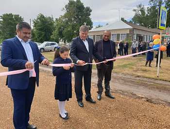 В с. Ярославце Лог открыта дорога, отремонтированная в рамках проекта "Местные инициативы"