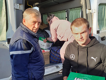 Гуманитарный груз мобилизационным гражданам Родинского района доставлен в г. Омск. Благодарим всех, кто принимает участие в его формировании