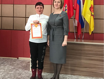 В администрации Родинского района состоялось чествование олимпийской сборной района.