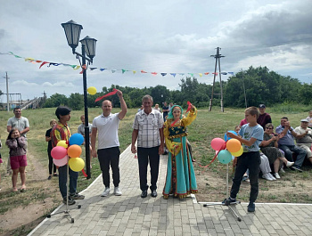 В Раздольненском сельсовете состоялось торжественное мероприятие – открытие новой аллеи