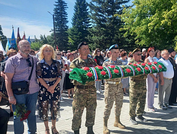 В Родино на Мемориале Славы состоялось торжественное открытие памятника участникам СВО