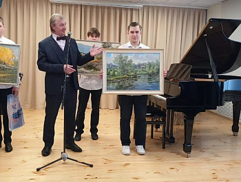 Губернатор Алтайского края Виктор Петрович Томенко принял участие в открытии детской школы искусств