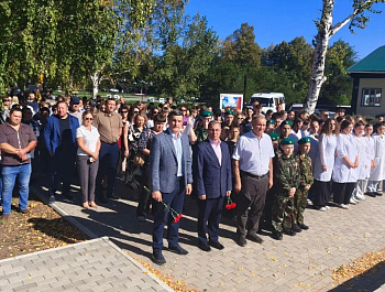 В рамках ППМИ в центре с. Родино после капитального ремонта открыли памятник воинам – землякам, погибшим в годы ВОВ